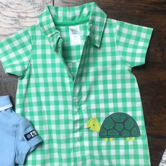 EUC or brand new worn baby boy bundle. 0-3 month - Picture 5 of 6